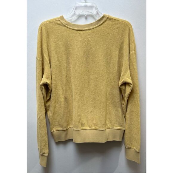 Paper Label women’s yellow sweatshirt size Large.  #15-0361 - Picture 2 of 5